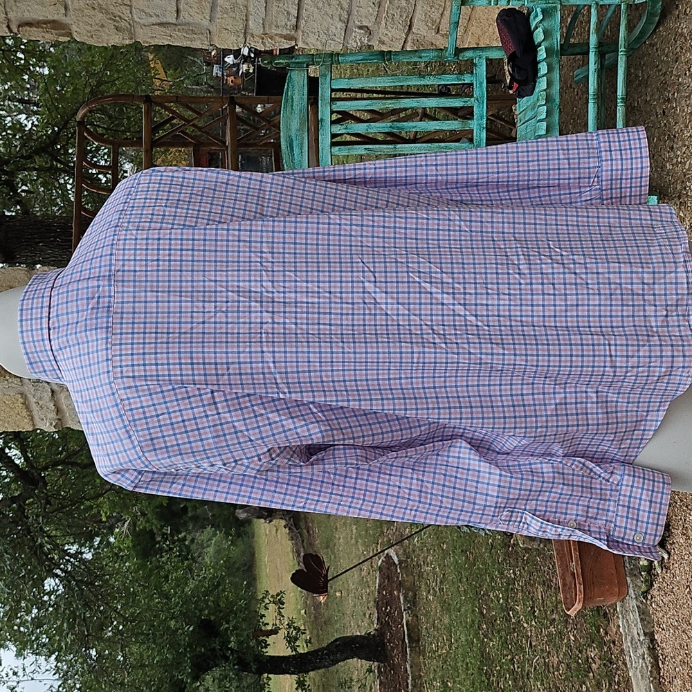 Faherty Brand Button Down Supima Cotton Plaid Shi… - image 6